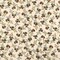 Beige-Brown-Multi Famous Designer Floral Print Viscose Crepe Faille Fabric By the Yard